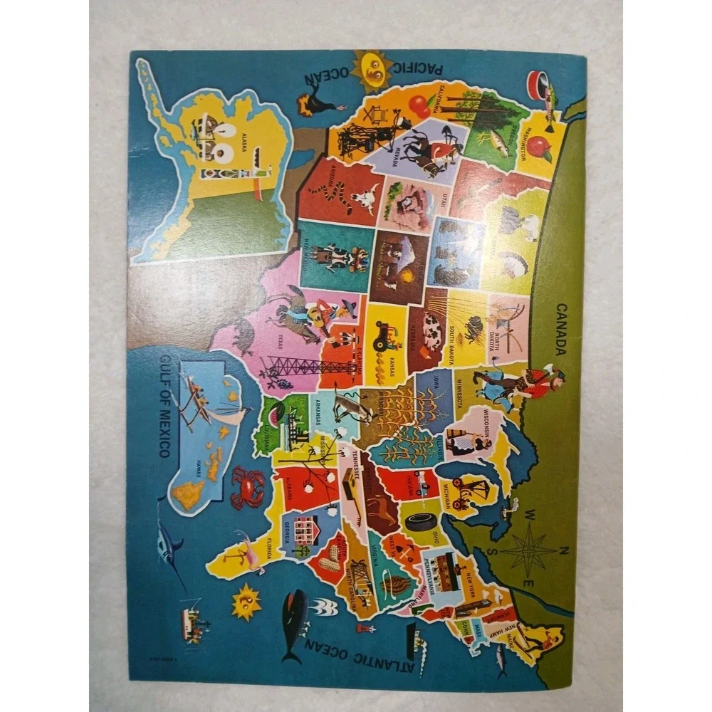Our 50 United States Exploring Earth Golden Book Eugene & Katherine Sharp 1974